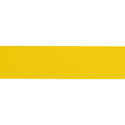 Grosgrain Ribbon - 25mm - Sunshine Yellow