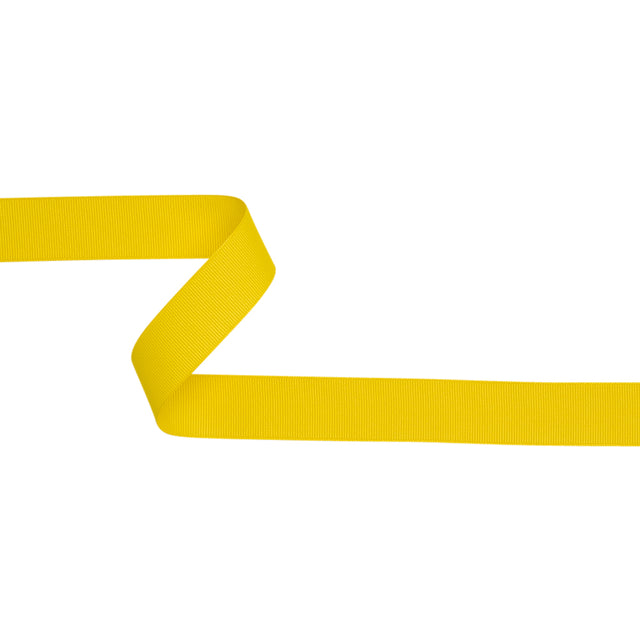Grosgrain Ribbon - 25mm - Sunshine Yellow