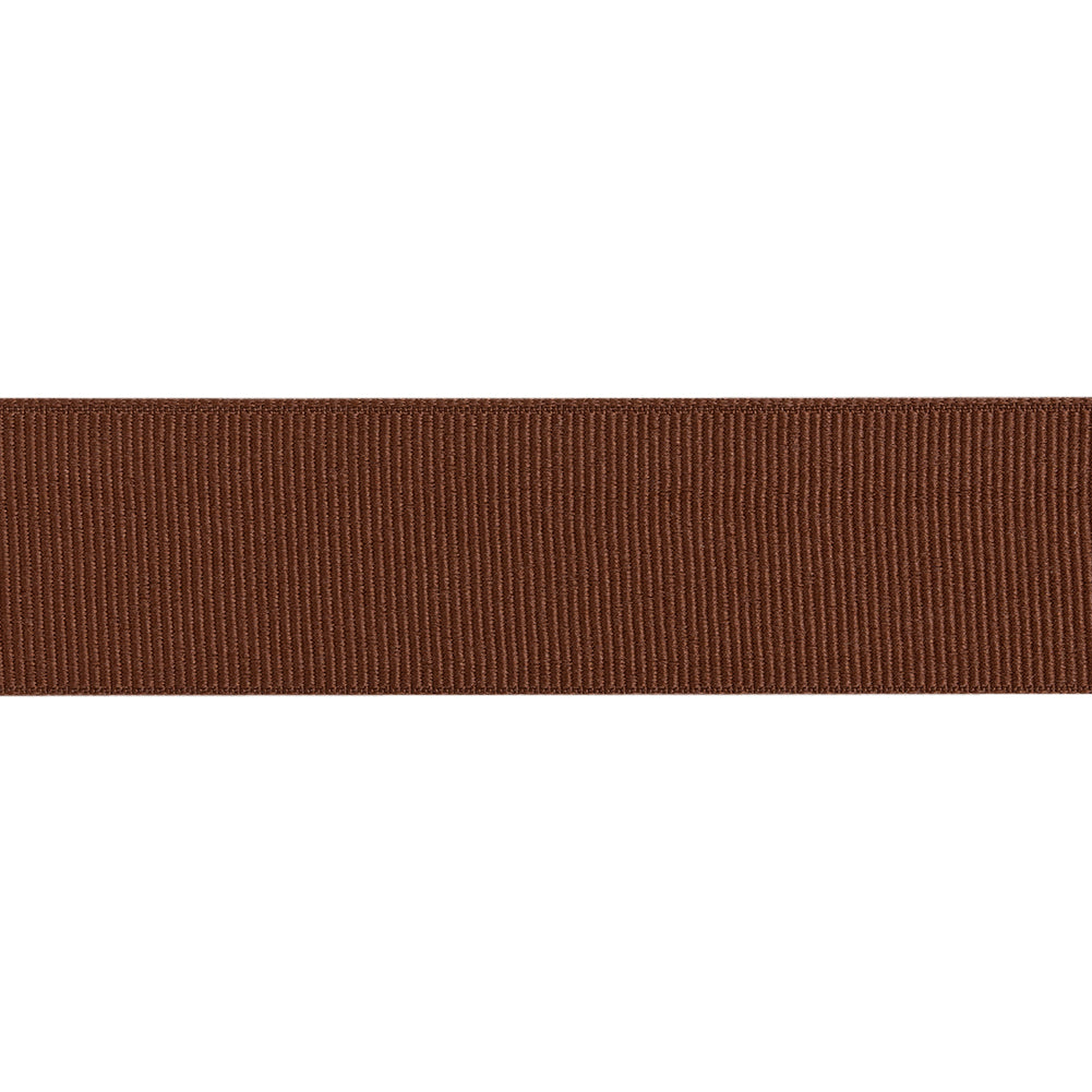 Grosgrain Ribbon - 25mm - Aztec Brown - Folded