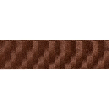 Grosgrain Ribbon - 25mm - Aztec Brown