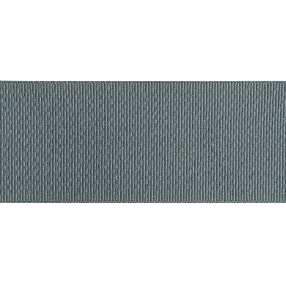 Grosgrain Ribbon - 40mm - Grey - Folded