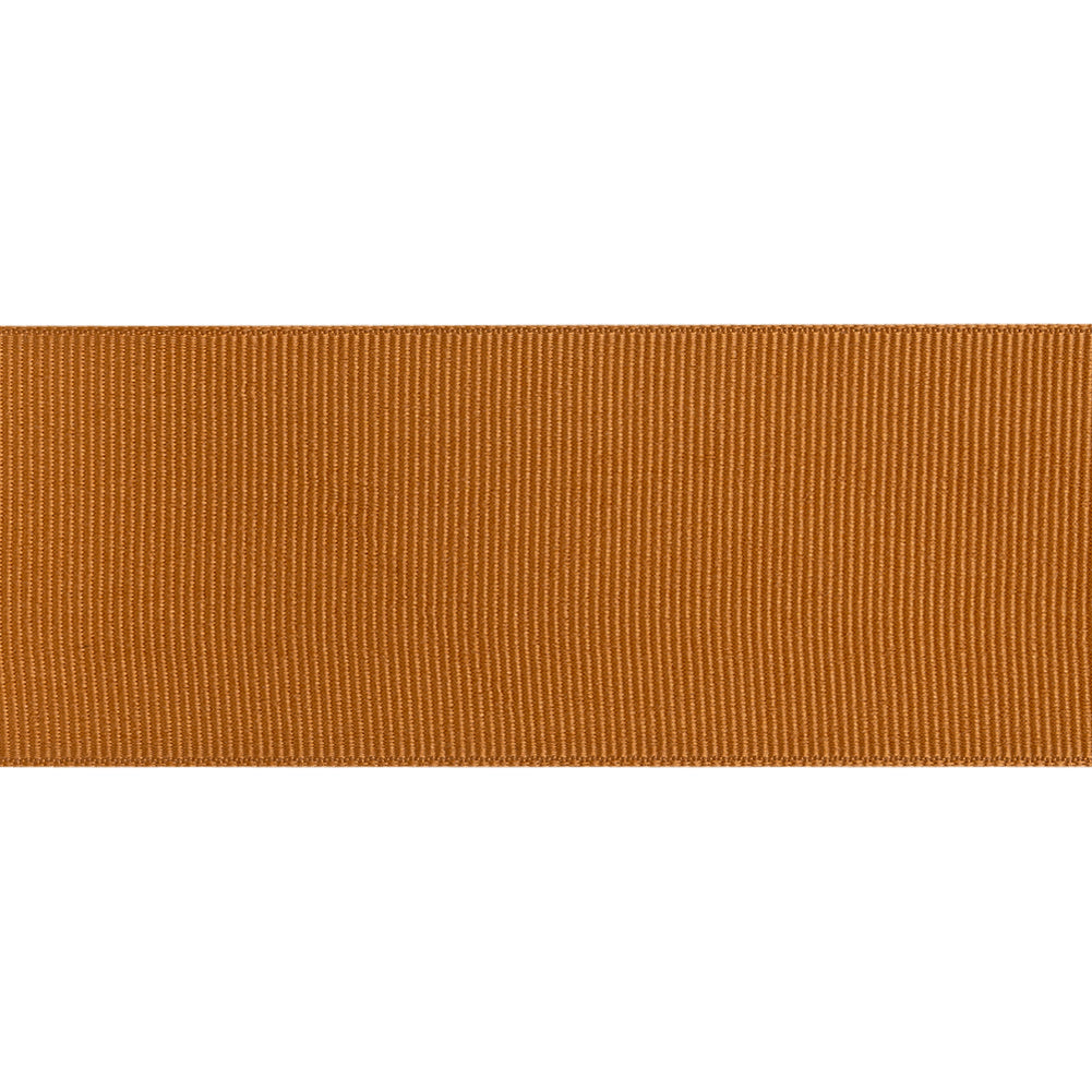 Grosgrain Ribbon - 40mm - Light Brown - Folded