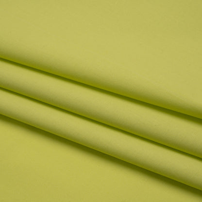 Stretch Cotton Poplin - Spring Green - Designer Deadstock