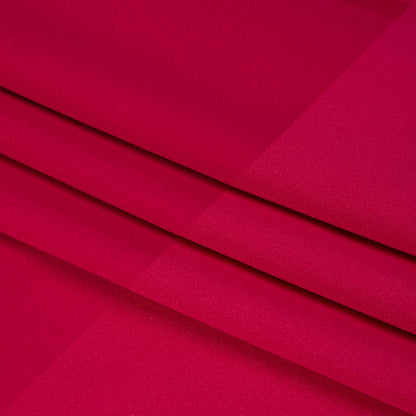 Stretch Polyester Crepe Double Knit - Dragon Fruit Pink - Designer Deadstock