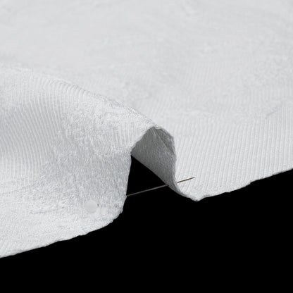Luxury Bridal Brocade - White Growing Garden