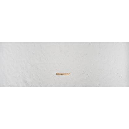 Luxury Bridal Brocade - White Growing Garden