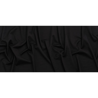 Wool Twill Suiting - Black - Deadstock