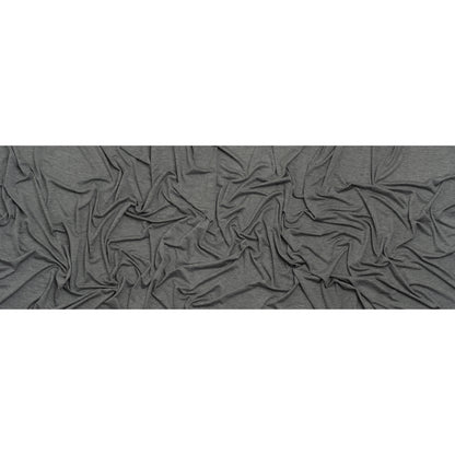 Stretch Rayon Jersey - Dark Heathered Gray - Deadstock