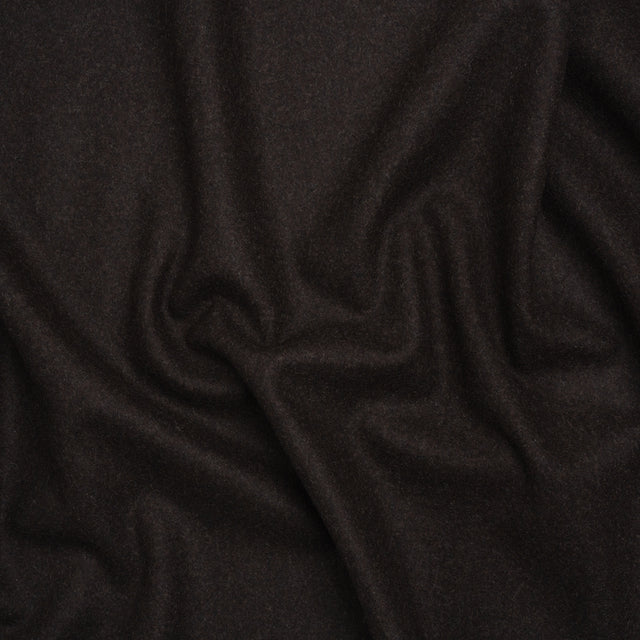 Felted Wool Blend Coating - Brown - Elliot Collection