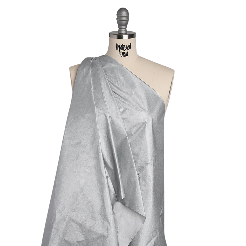 PU Coated Tyvek - Metallic Silver - Drape