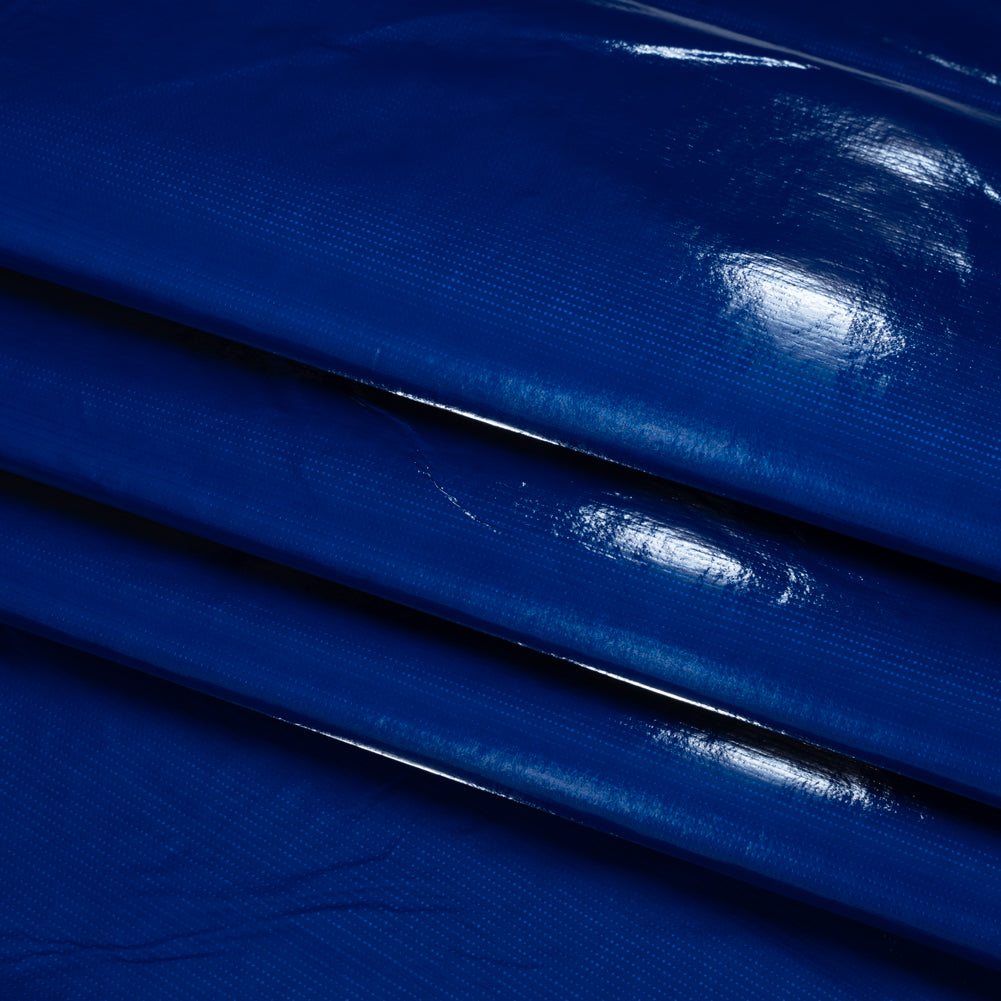 PU Coated Tyvek - Semi-Matte Bold Blue - Folded