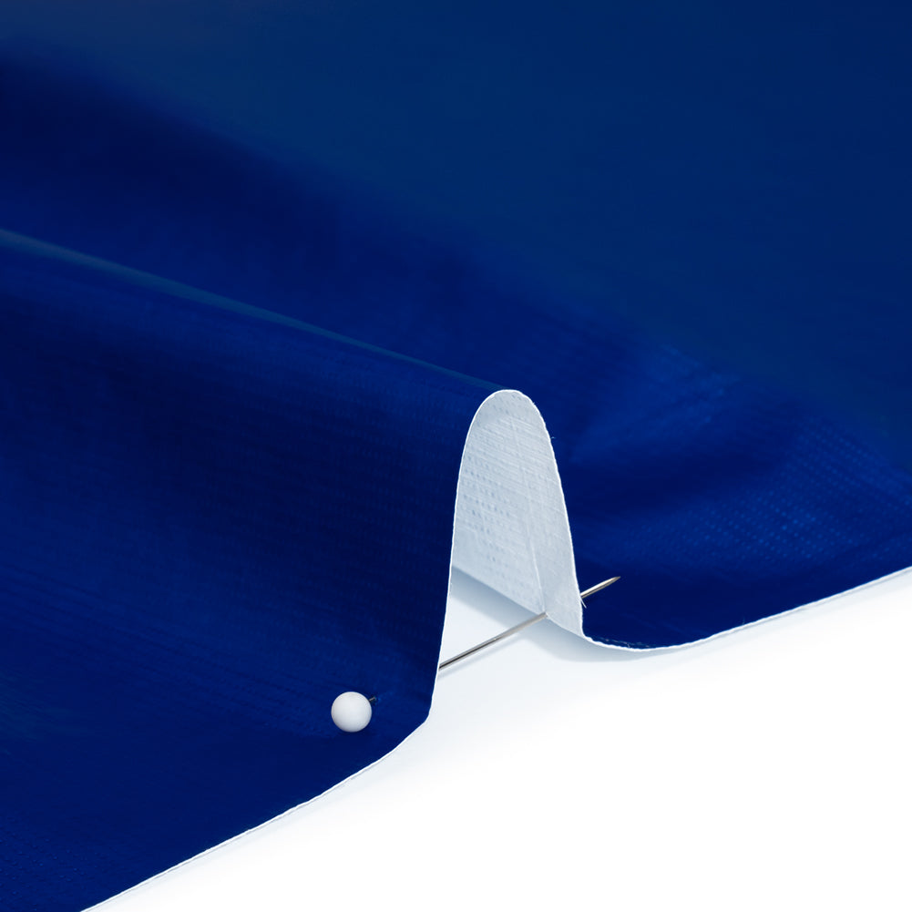 PU Coated Tyvek - Semi-Matte Bold Blue - Detail
