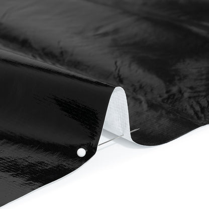 PU Coated Tyvek - Glossy Black