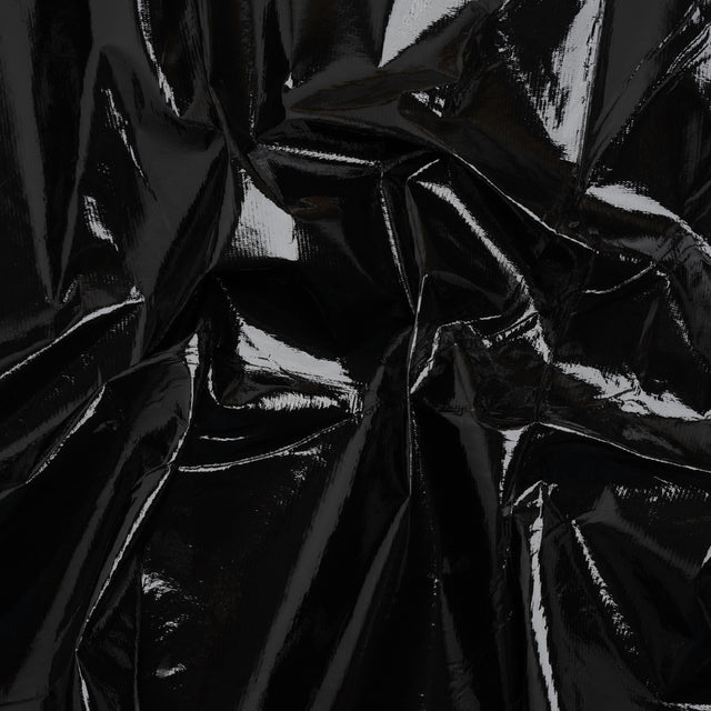 PU Coated Tyvek - Glossy Black