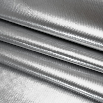 PU Coated Tyvek - Shiny Silver