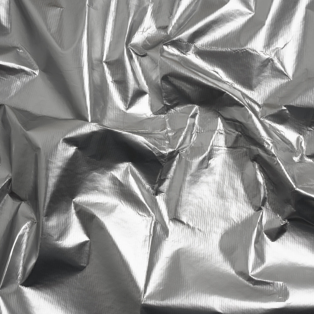 PU Coated Tyvek - Shiny Silver