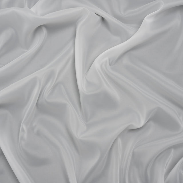 Stretch Polyester Twill Lining - White - Josephine Collection