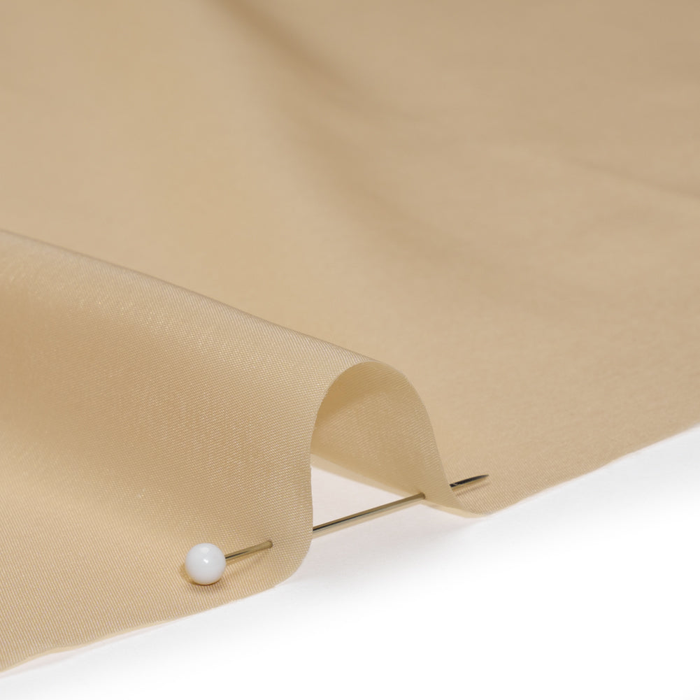 Stretch Polyester Twill Lining - Beige - Josephine Collection - Detail