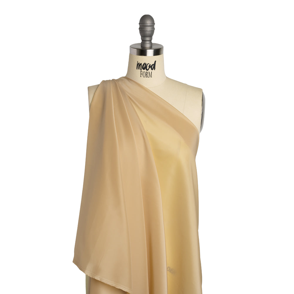 Stretch Polyester Twill Lining - Beige - Josephine Collection - Drape