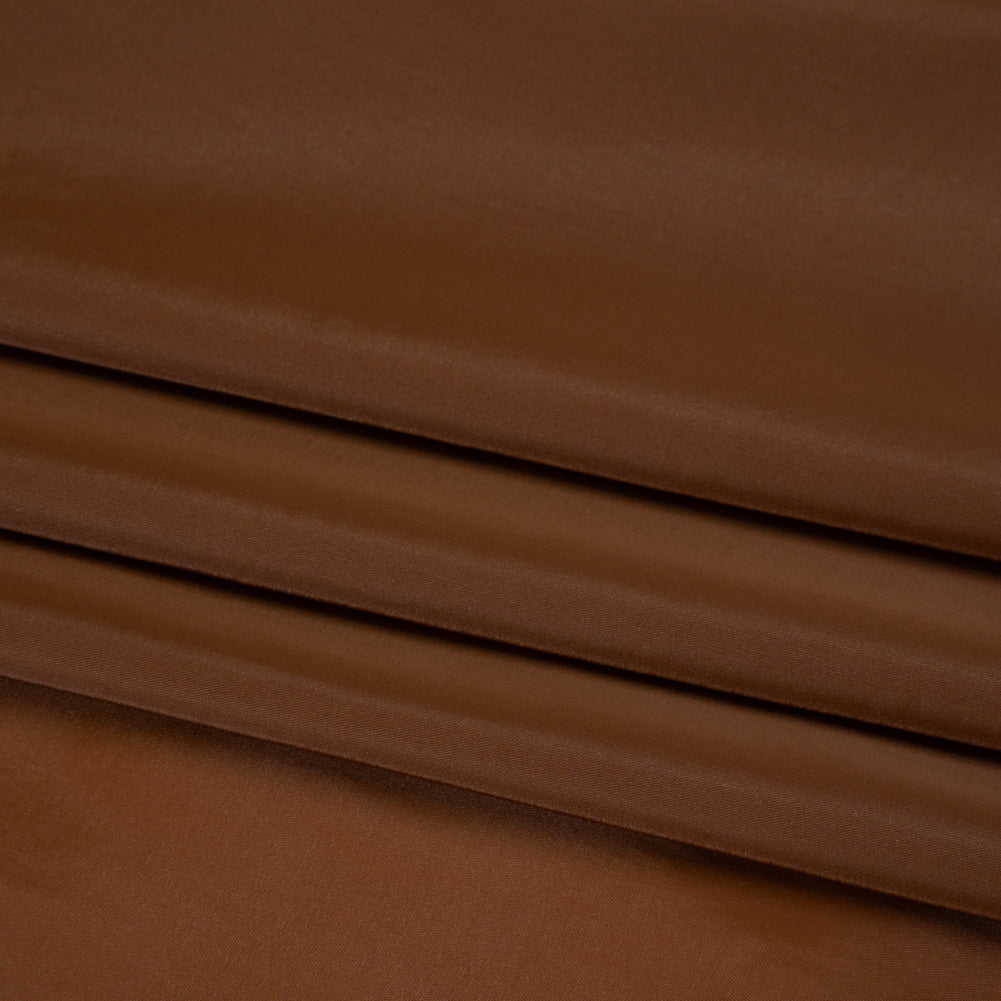 Stretch Polyester Twill Lining - Chestnut - Josephine Collection - Folded