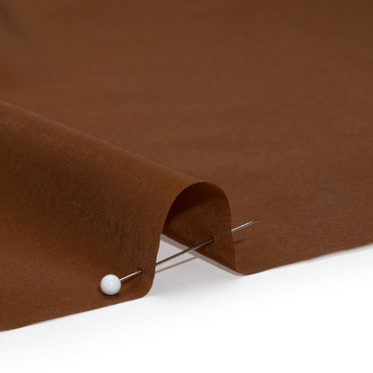 Stretch Polyester Twill Lining - Chestnut - Josephine Collection