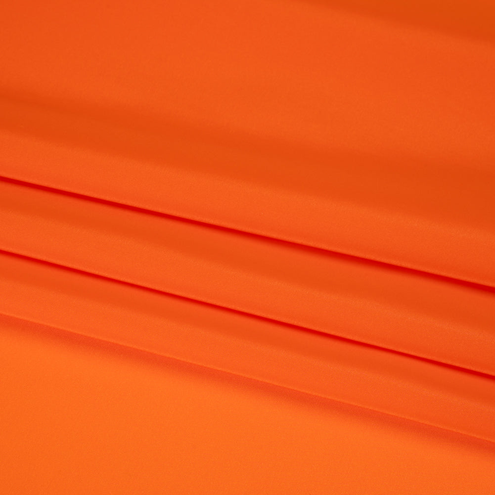 Stretch Polyester Twill Lining - Orange - Josephine Collection - Folded