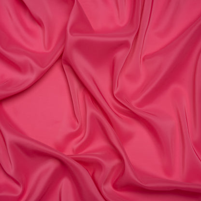 Stretch Polyester Twill Lining - Fuchsia - Josephine Collection