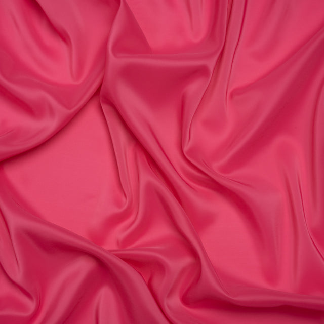Stretch Polyester Twill Lining - Fuchsia - Josephine Collection