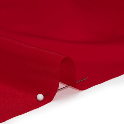 Stretch Polyester Twill Lining - Red - Josephine Collection