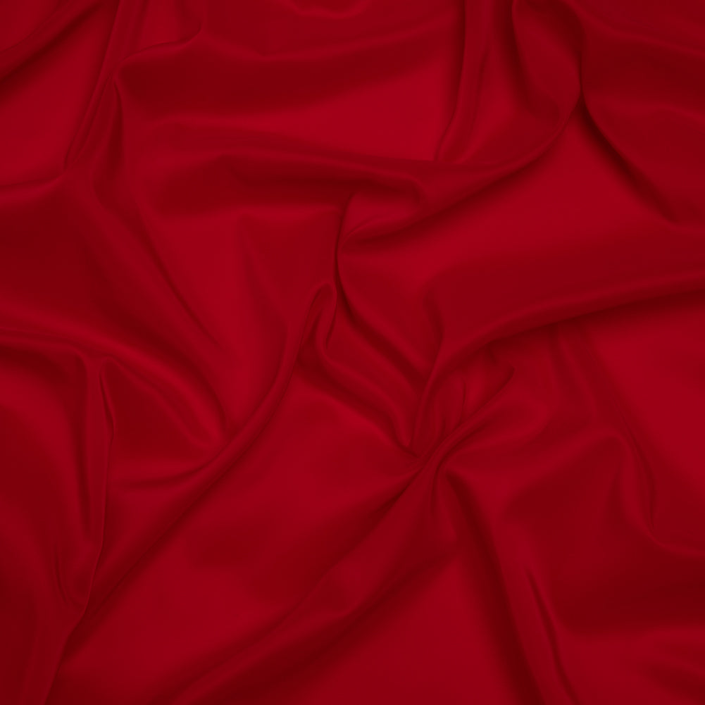 Stretch Polyester Twill Lining - Red - Josephine Collection