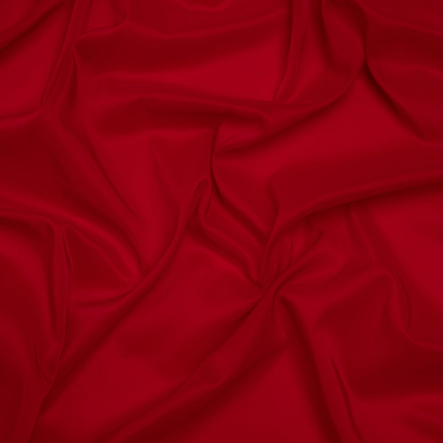Stretch Polyester Twill Lining - Red - Josephine Collection