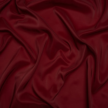 Stretch Polyester Twill Lining - Burgundy - Josephine Collection