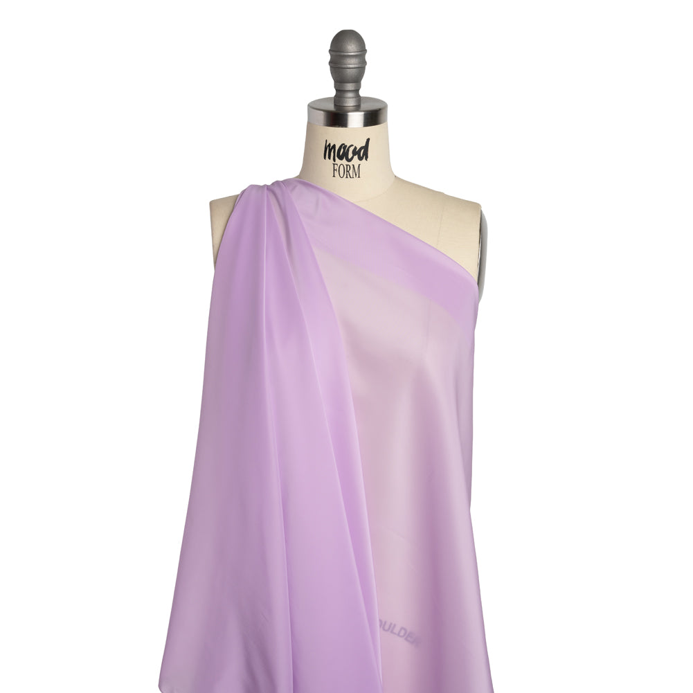 Stretch Polyester Twill Lining - Lavender - Josephine Collection - Drape