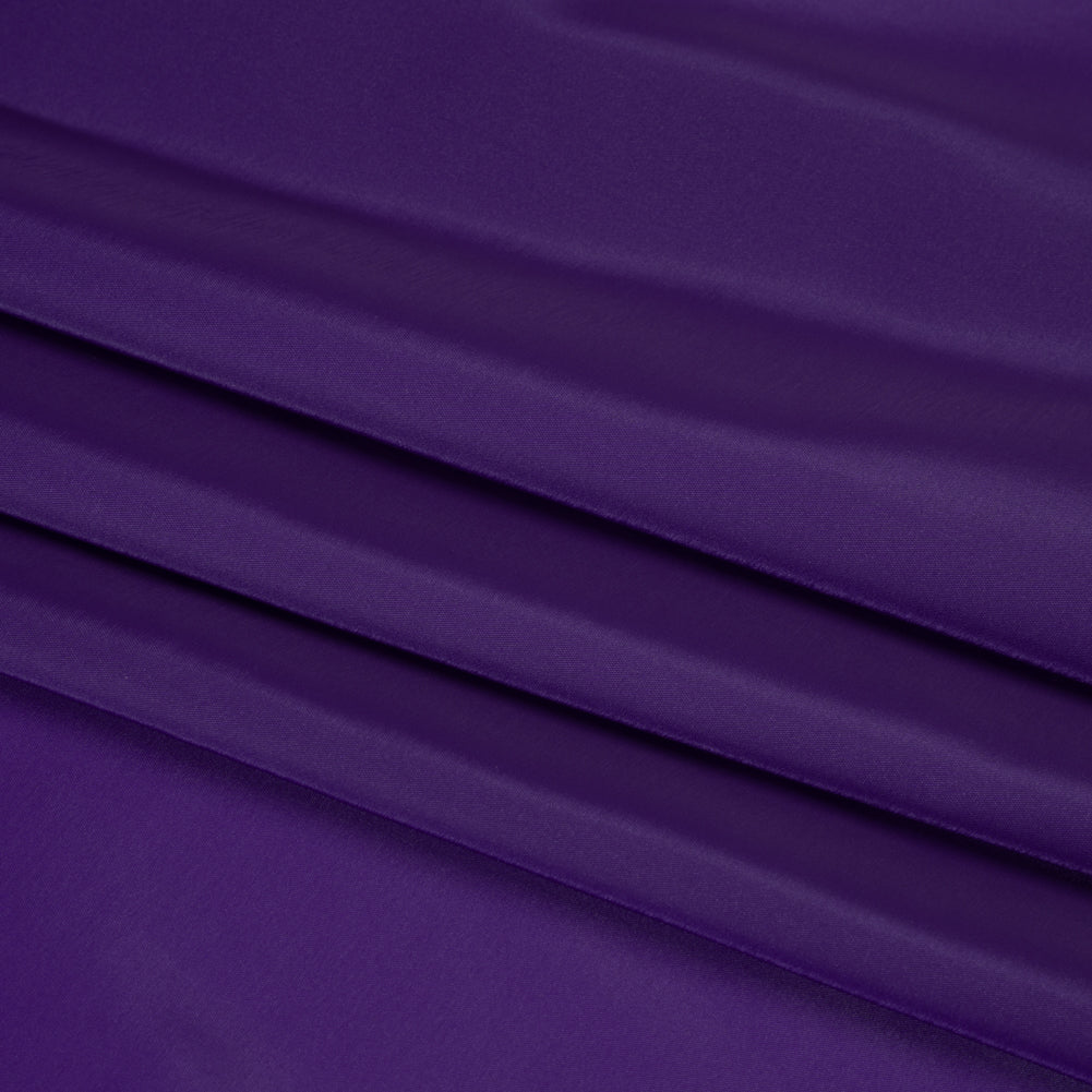 Stretch Polyester Twill Lining - Royal Purple - Josephine Collection - Folded