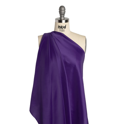 Stretch Polyester Twill Lining - Royal Purple - Josephine Collection