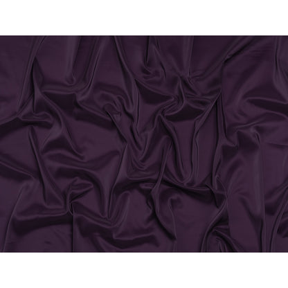 Stretch Polyester Twill Lining - Eggplant - Josephine Collection