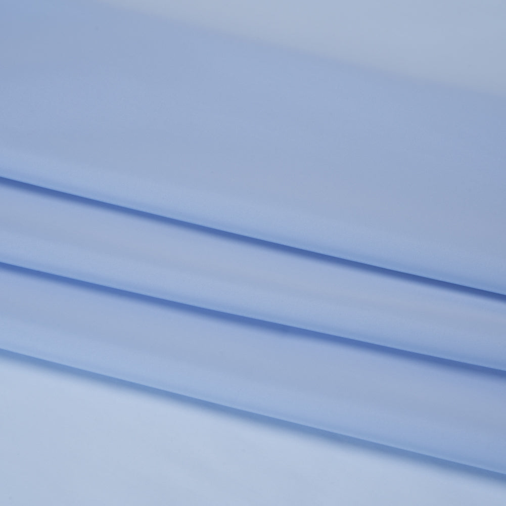 Stretch Polyester Twill Lining - Sky Blue - Josephine Collection - Folded