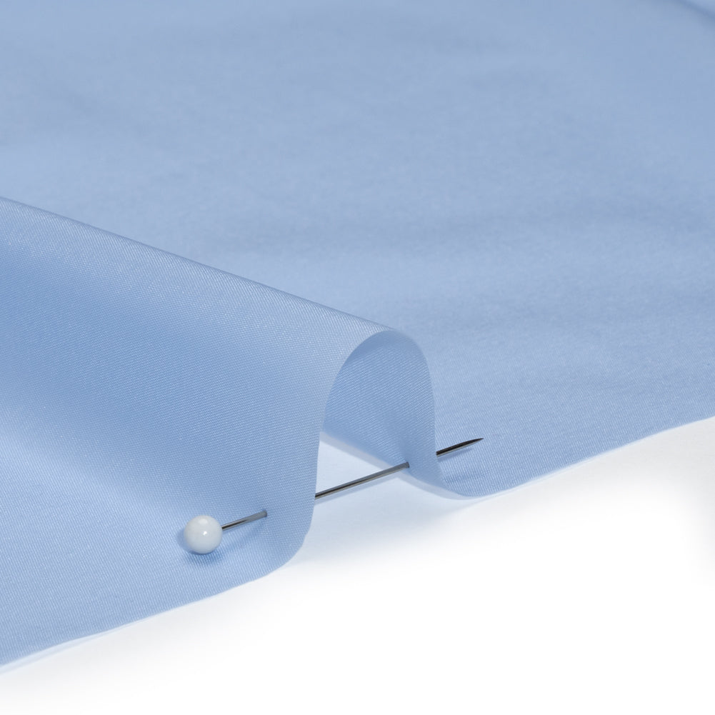 Stretch Polyester Twill Lining - Sky Blue - Josephine Collection - Detail
