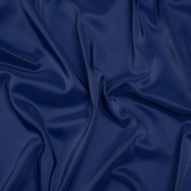 Stretch Polyester Twill Lining - Navy - Josephine Collection