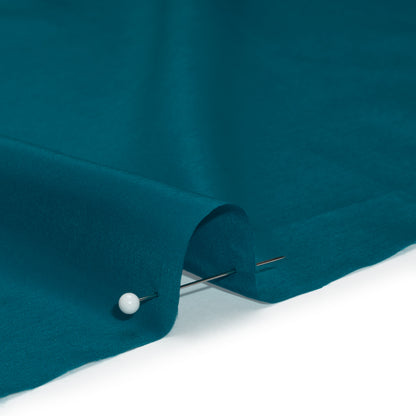 Stretch Polyester Twill Lining - Teal - Josephine Collection