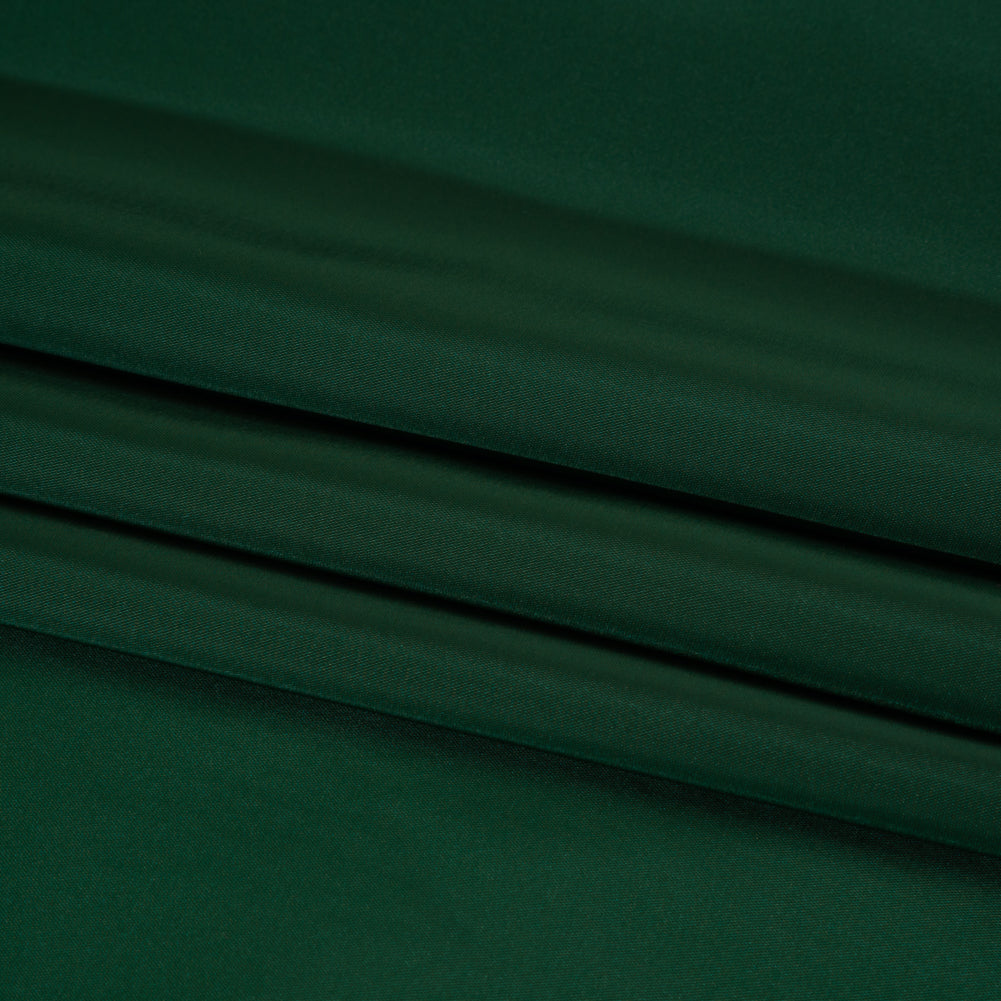 Stretch Polyester Twill Lining - Forest Green - Josephine Collection - Folded