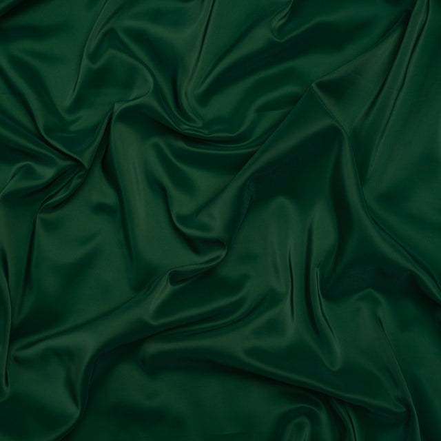 Stretch Polyester Twill Lining - Forest Green - Josephine Collection