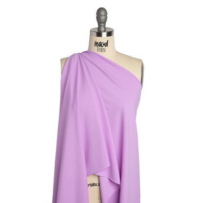 100% Recycled Stretch Nylon Swimwear Tricot, UV Protective - Lilac - Mykonos Collection