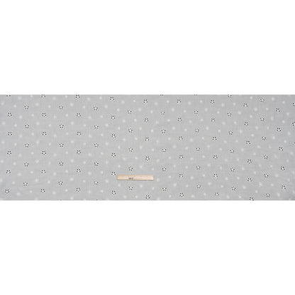 Embroidered Eyelet Cotton Voile - White Floating Flowers - Naomi Collection