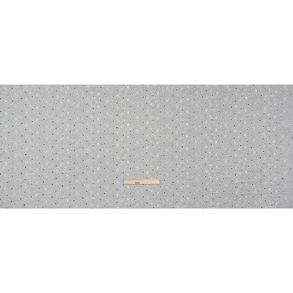 Embroidered Eyelet Cotton Voile - White Field of Flowers - Naomi Collection