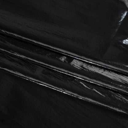Faux Tyvek - Black - Greta Collection