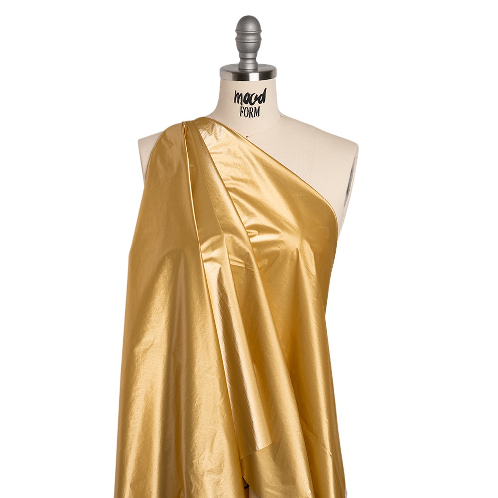 Faux Tyvek - Metallic Gold - Greta Collection - Drape