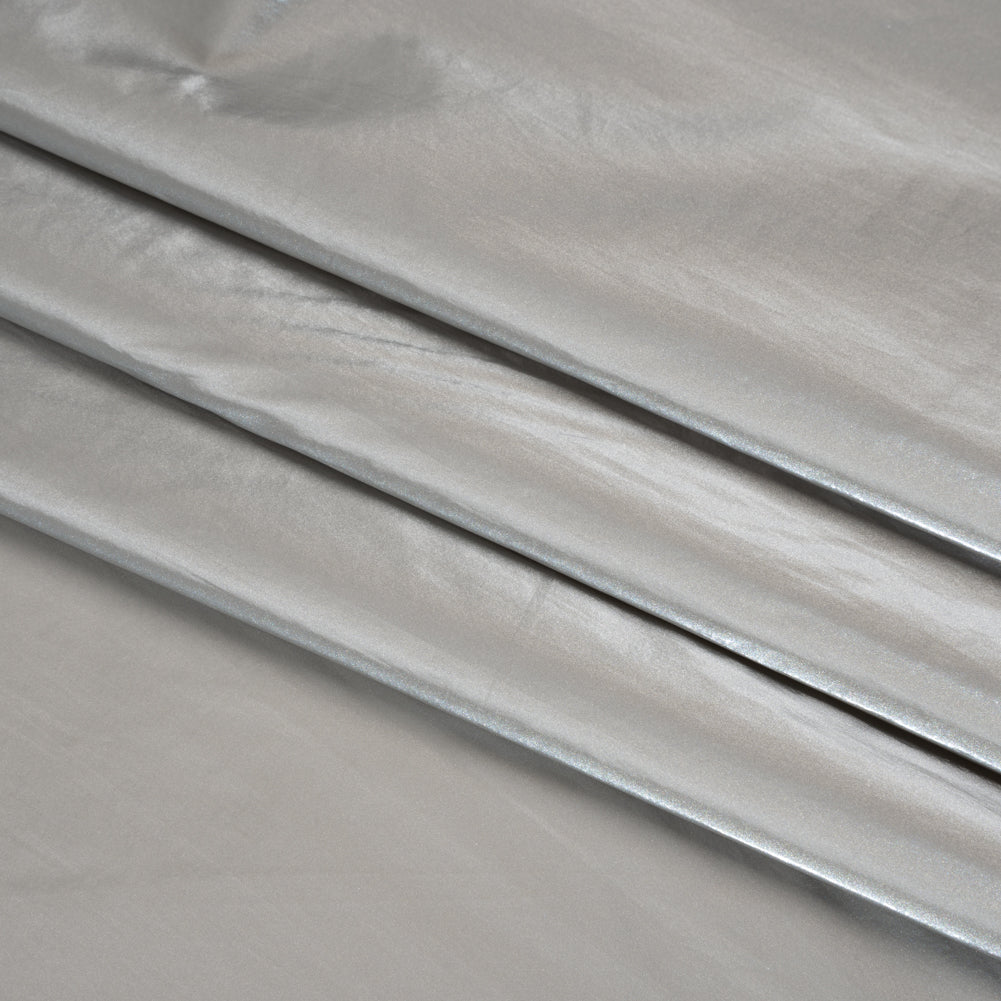 Faux Tyvek - Metallic Silver - Greta Collection - Folded