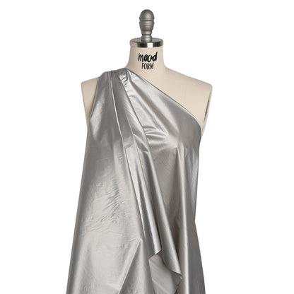 Faux Tyvek - Metallic Silver - Greta Collection