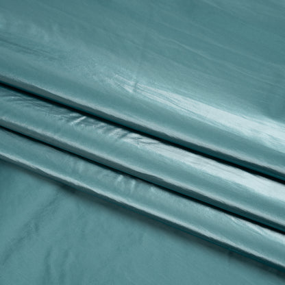 Faux Tyvek - Metallic Aqua - Greta Collection